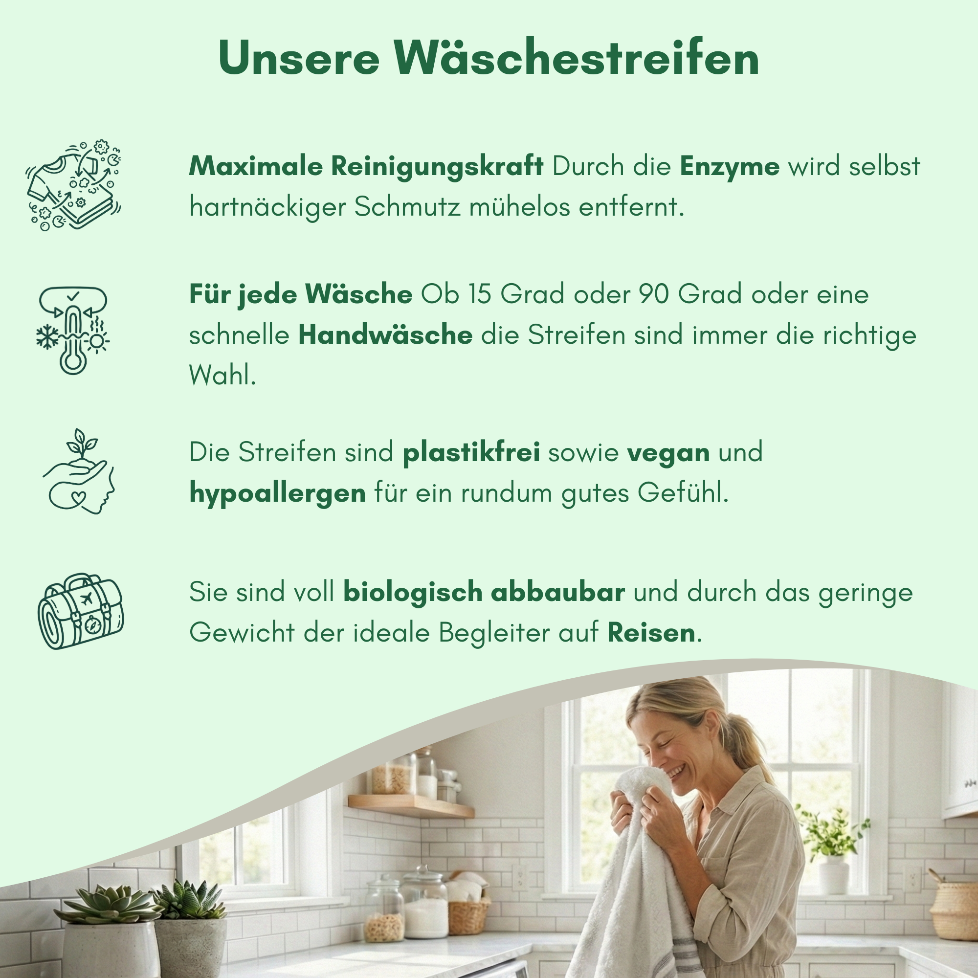 Waschmittelblätter - 30 Blätter
