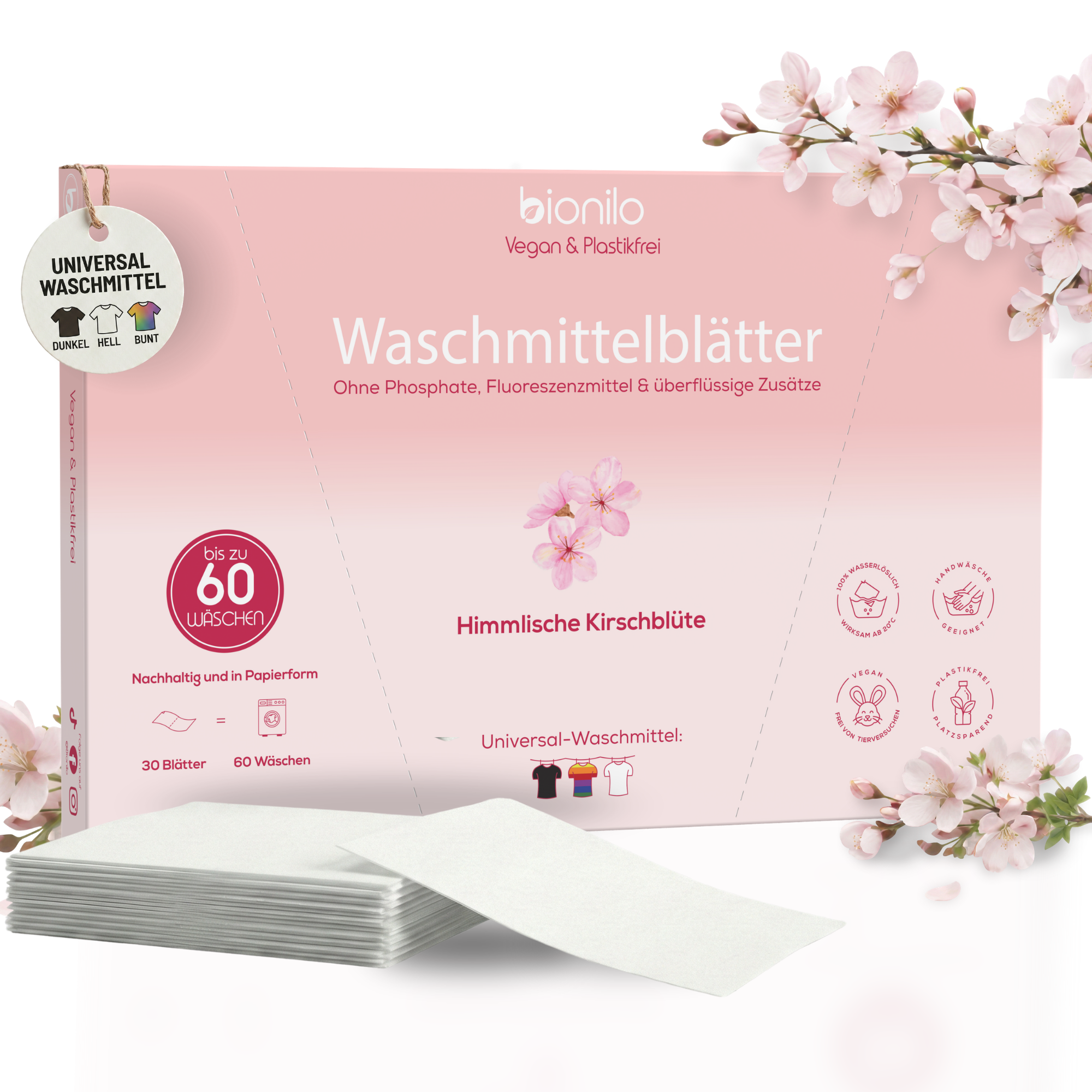 Waschmittelblätter - 30 Blätter