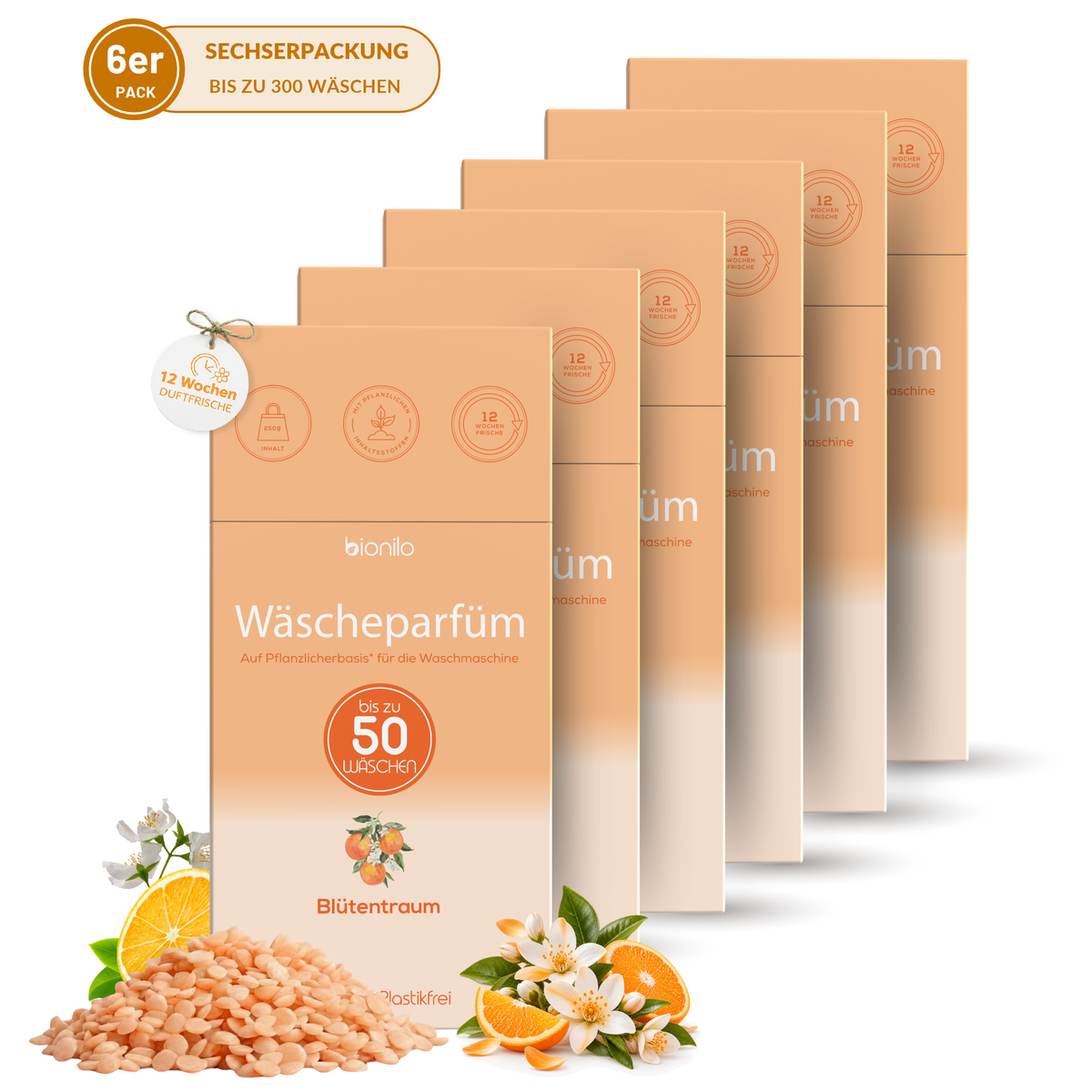 Wäscheparfüm 6er-Set – 1,5 kg