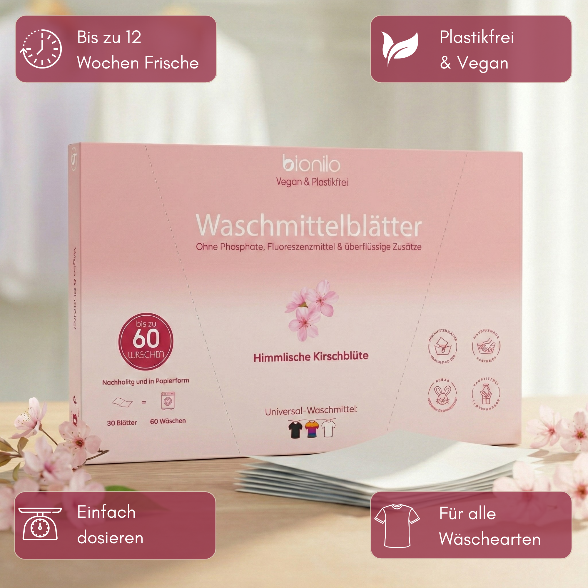 Waschmittelblätter - 30 Blätter