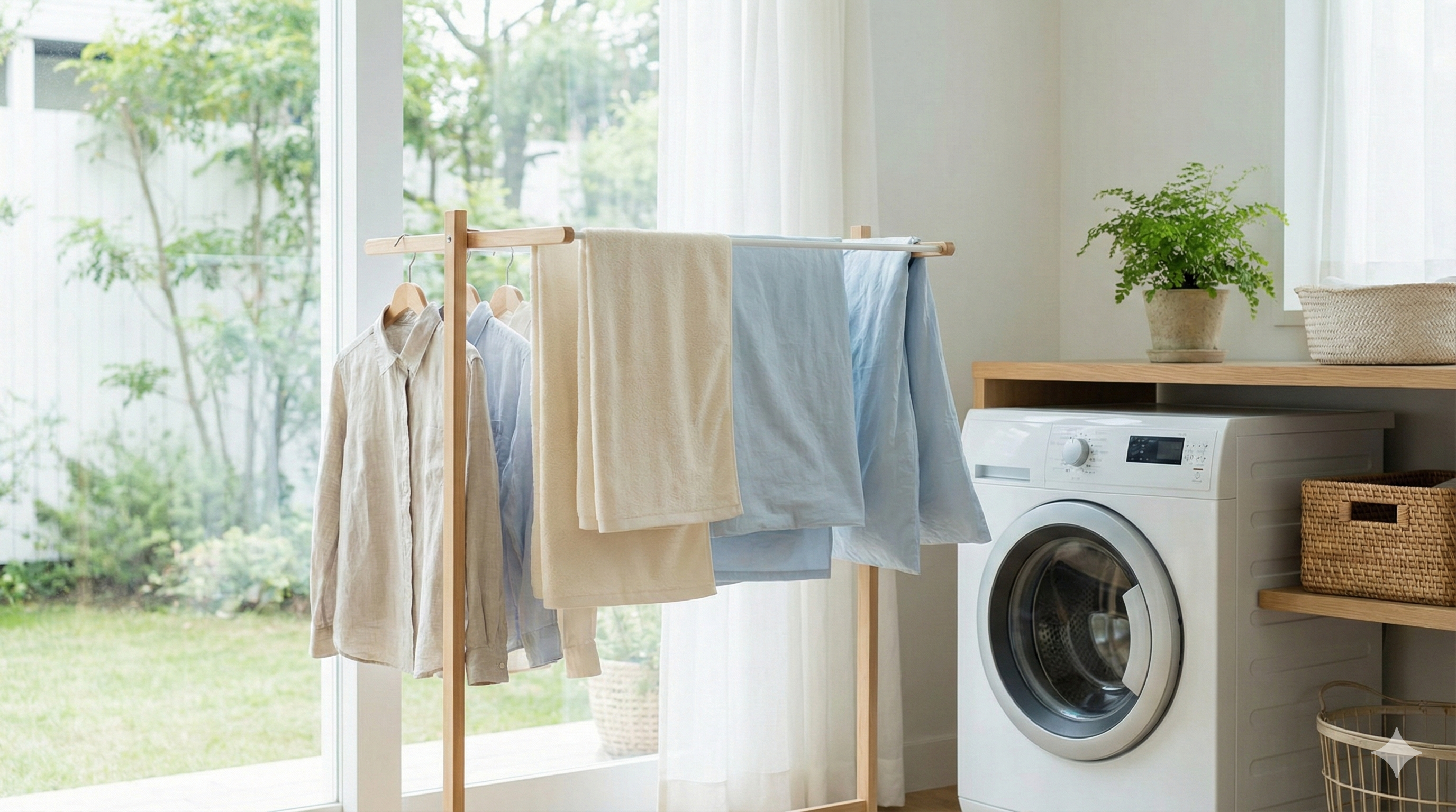 Luft statt Hitze: So trocknet deine Wäsche schonend für Stoff, Haut und Umwelt
