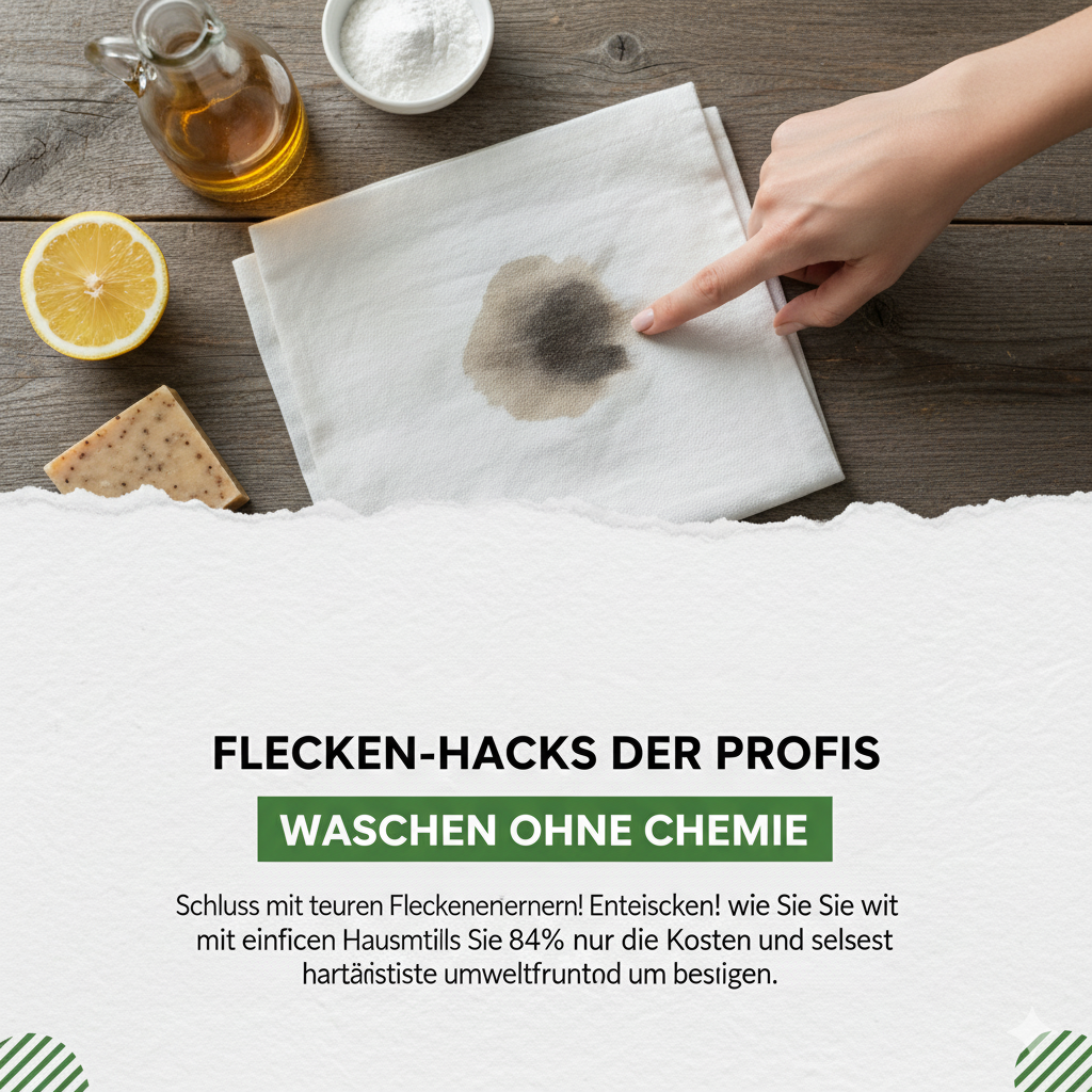 Flecken entfernen mit Hausmitteln: Der Profi-Guide
