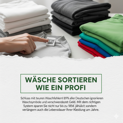 Wäsche richtig sortieren: Profi-Guide zum Geldsparen