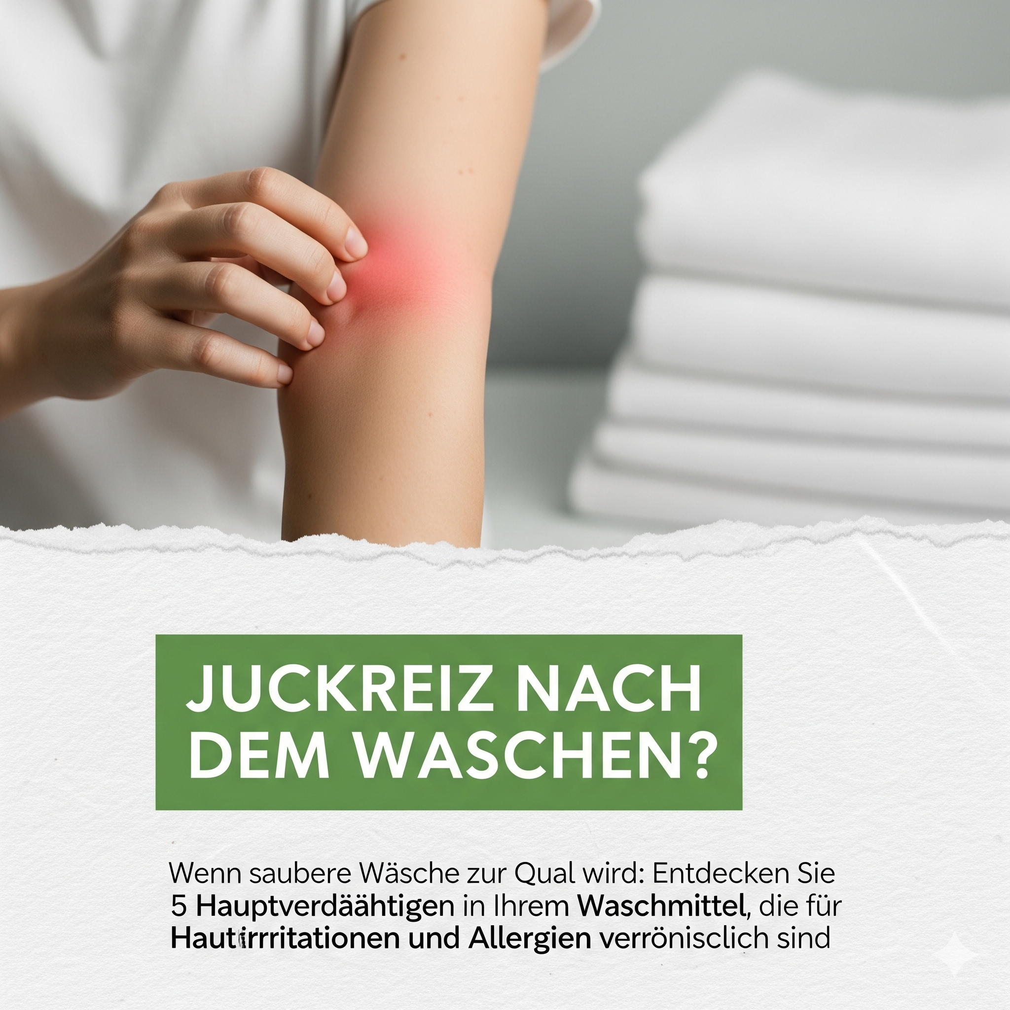 Waschmittelallergie: Die 5 häufigsten Auslöser