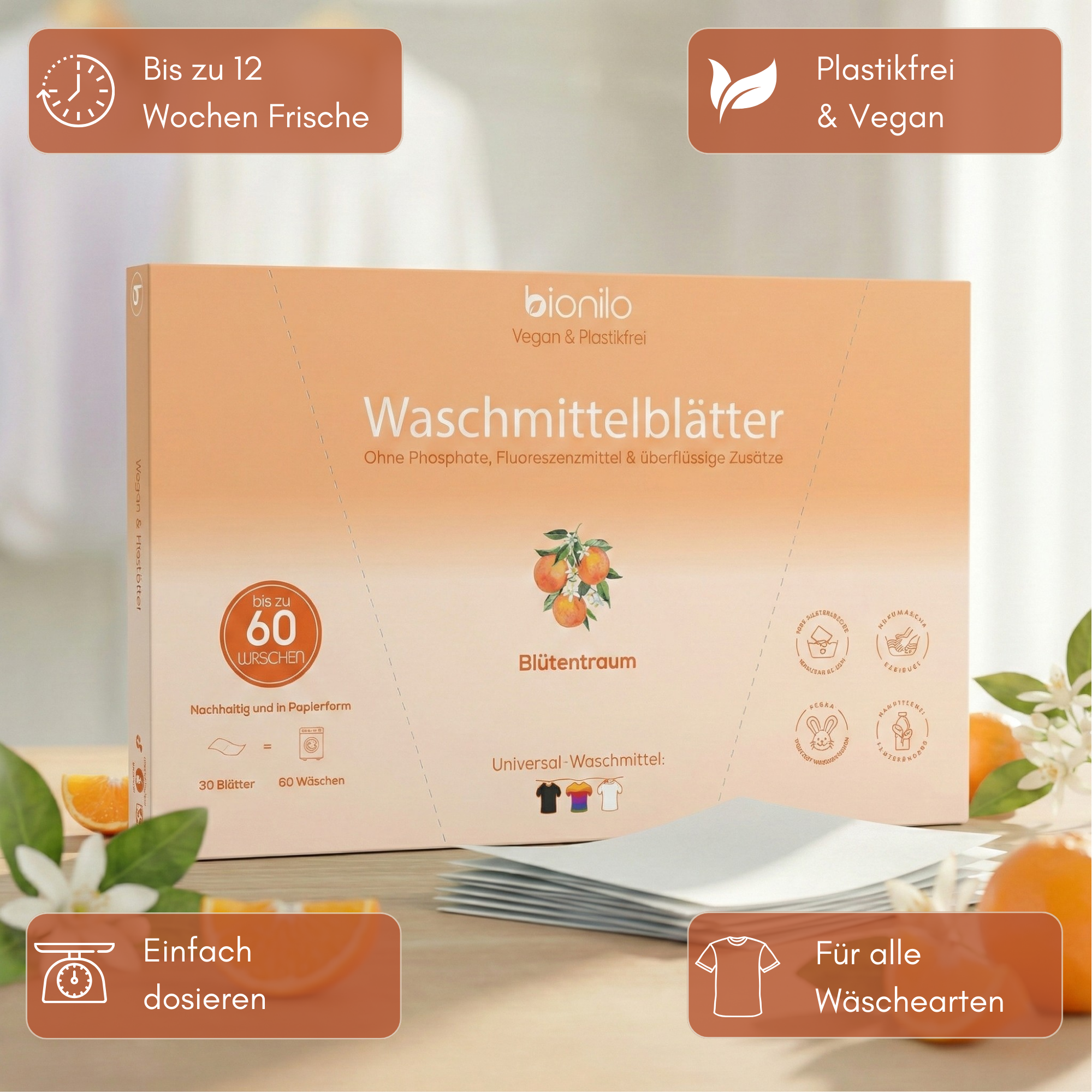 Waschmittelblätter - 30 Blätter