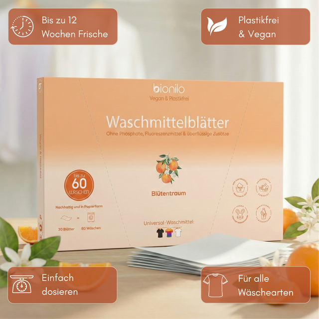 Waschmittelblätter - 30 Blätter