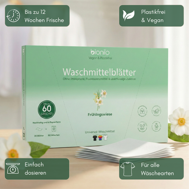 Waschmittelblätter - 30 Blätter