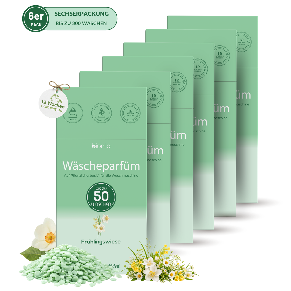 Wäscheparfüm 6er-Set – 1,5 kg