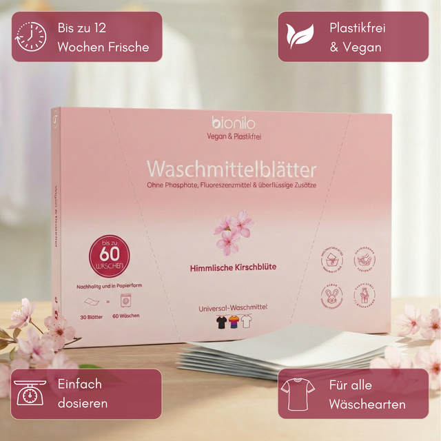 Waschmittelblätter - 30 Blätter