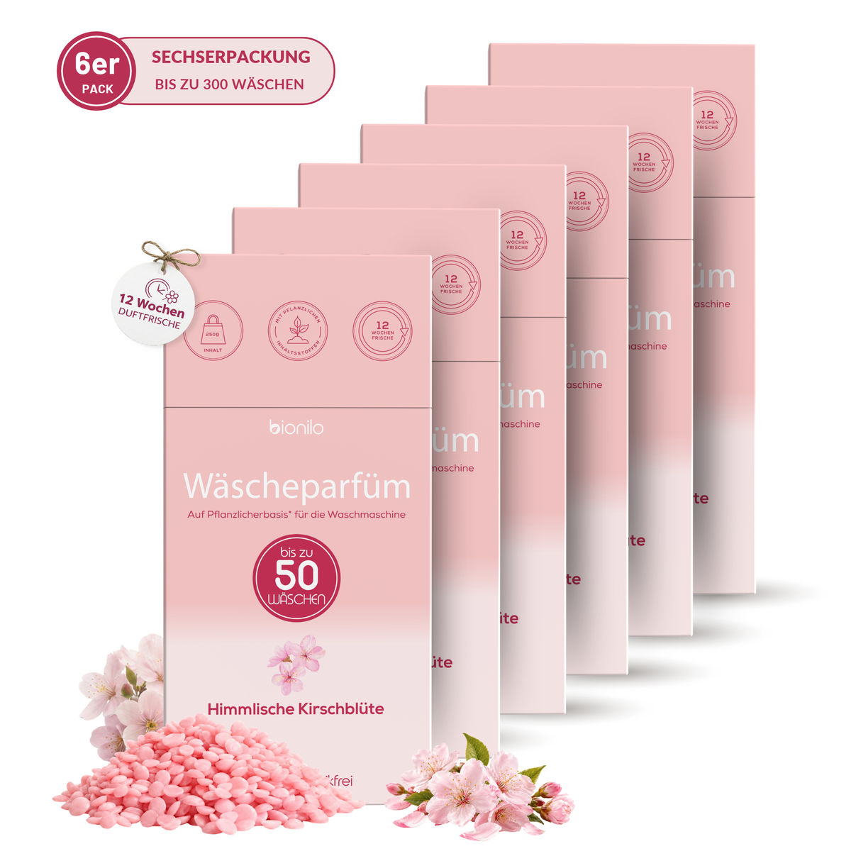 Wäscheparfüm 6er-Set – 1,5 kg